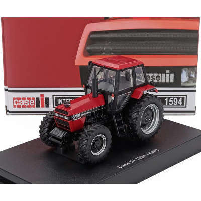 UNIVERSAL HOBBIES CASE-IH 1594 4WD TRACTOR 1986 - RED BLACK 1/32