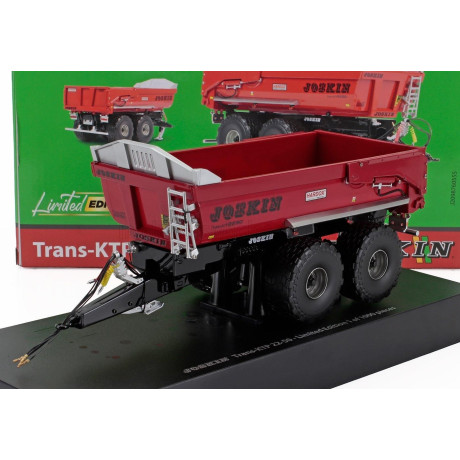 UNIVERSAL HOBBIES JOSKIN TRAILER TRANS-KTP 22-50 2-ASSI 2010 - RED 1/32