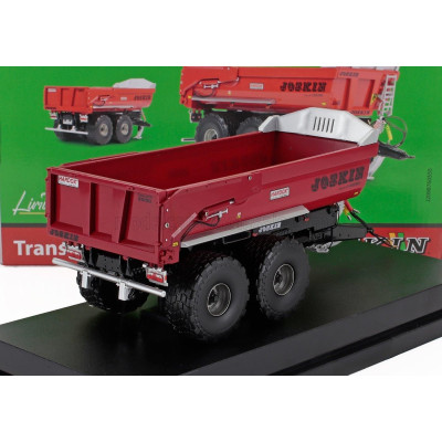 UNIVERSAL HOBBIES JOSKIN TRAILER TRANS-KTP 22-50 2-ASSI 2010 - RED 1/32