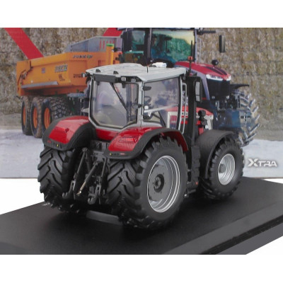 UNIVERSAL HOBBIES MASSEY FERGUSON 8S.265 TRACTOR XTRA 2018 - RED GREY 1/32