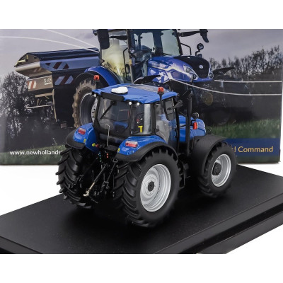 UNIVERSAL HOBBIES NEW HOLLAND T5.120 TRACTOR 2018 - BLUE BLACK 1/32