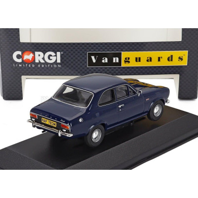 VANGUARDS FORD ENGLAND ESCORT MKI 1300 GT 1973 - BLUE 1/43