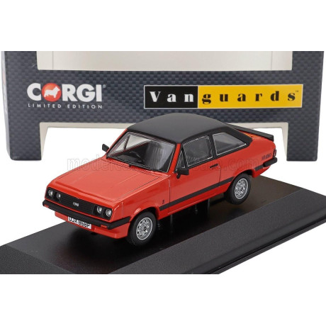 VANGUARDS FORD ENGLAND ESCORT MKII RS2000 1976 - RED 1/43