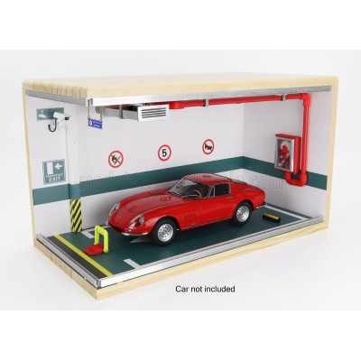 VETRINA DISPLAY BOX VETRINA DISPLAY BOX DIORAMA GARAGE PARCHEGGIO - PARKING - CAR NOT INCLUDED - Lungh.LENGHT cm 38.6 X Largh.WI