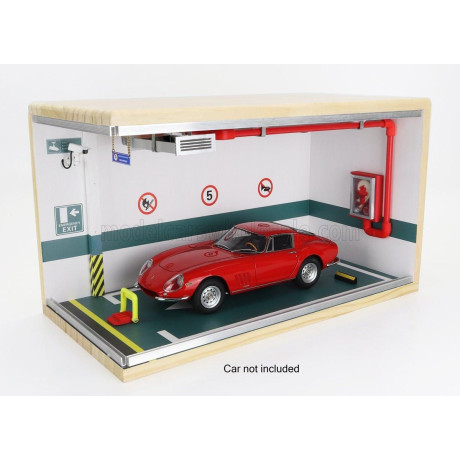 VETRINA DISPLAY BOX VETRINA DISPLAY BOX DIORAMA GARAGE PARCHEGGIO - PARKING - CAR NOT INCLUDED - Lungh.LENGHT cm 38.6 X Largh.WI