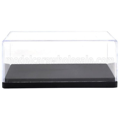 VETRINA DISPLAY BOX VETRINA DISPLAY BOX BOX FOR 1/64 BASE IN PLASTICA NERA - PLASTIC BASE BLACK - Lungh.LENGTH cm 12.0 X Largh.W