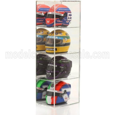 VETRINA DISPLAY BOX VETRINA DISPLAY BOX HIGHT QUALITY SHOWCASE FOR UP TO 4 HELMETS 1/2 Lungh.LENGTH cm 21 X Largh.WIDTH cm 15.5