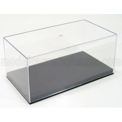 VETRINA DISPLAY BOX VETRINA DISPLAY BOX FOR 1 OR 2 1/43 - Lungh.cm 20 X Largh.cm 11 X Alt.cm 9.1 (altezza interna cm 7.5) - PLAS