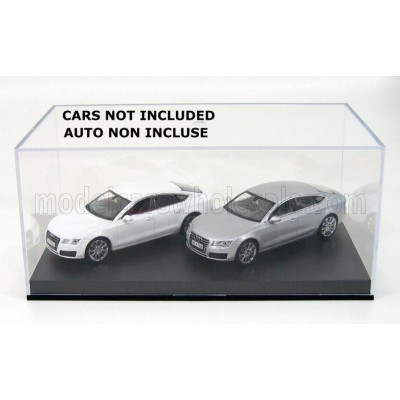 VETRINA DISPLAY BOX VETRINA DISPLAY BOX FOR 1 OR 2 1/43 - Lungh.cm 20 X Largh.cm 11 X Alt.cm 9.1 (altezza interna cm 7.5) - PLAS