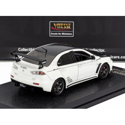 VITESSE MITSUBISHI LANCER EVOLUTION X 2008 - PEARL WHITE 1/43