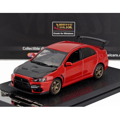 VITESSE MITSUBISHI LANCER EVOLUTION X 2008 - RED MET BLACK 1/43
