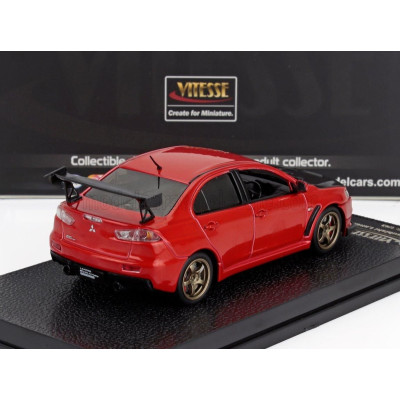 VITESSE MITSUBISHI LANCER EVOLUTION X 2008 - RED MET BLACK 1/43