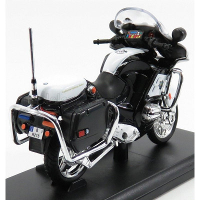 WELLY BMW R1100 RT POLICE 2001 - WHITE BLACK 1/18