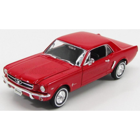 WELLY FORD USA MUSTANG 1/2 COUPE 1964 - RED 1/24