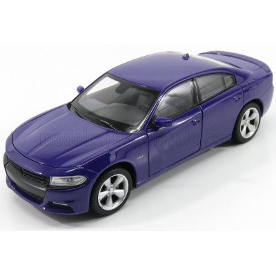 WELLY DODGE CHARGER R/T 4-DOOR 2016 - PURPLE 1/24
