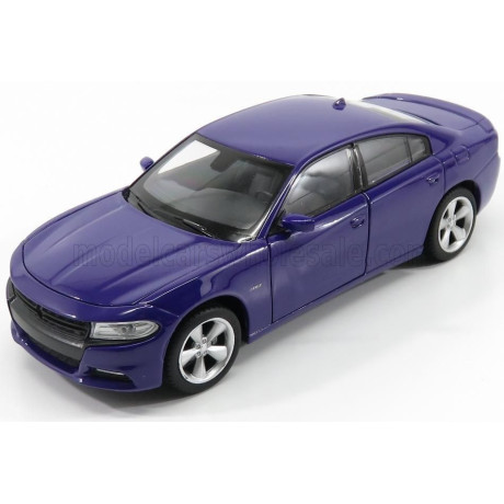 WELLY DODGE CHARGER R/T 4-DOOR 2016 - PURPLE 1/24