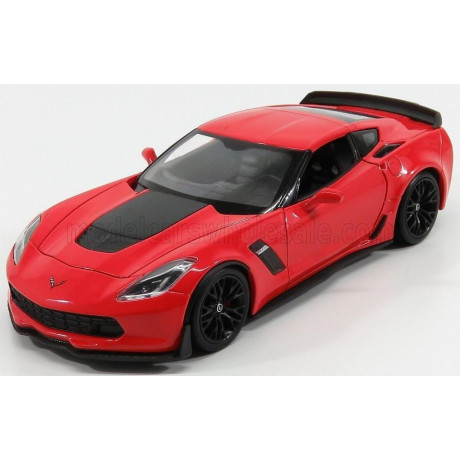 WELLY CHEVROLET CORVETTE Z06 COUPE 2017 - RED 1/24