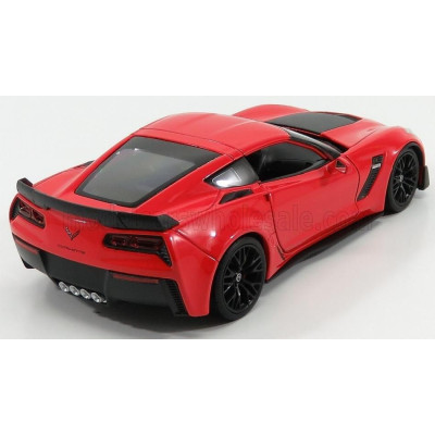 WELLY CHEVROLET CORVETTE Z06 COUPE 2017 - RED 1/24
