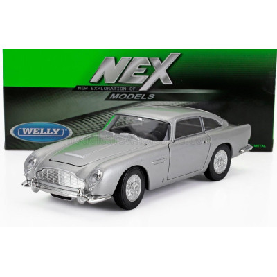 WELLY ASTON MARTIN DB5 COUPE 1963 - SILVER 1/24