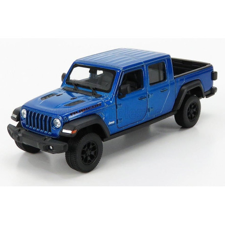 WELLY JEEP RUBICON PICK-UP 2019 - BLUE 1/27