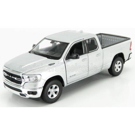 WELLY DODGE RAM 1500 DOUBLE CABINE PICK-UP 2019 - SILVER 1/24