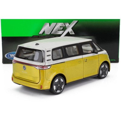 WELLY VOLKSWAGEN ID.BUZZ MINIBUS 2023 - YELLOW WHITE 1/24