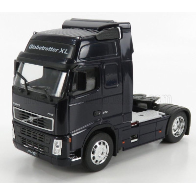 WELLY VOLVO FH12 GLOBETROTTER XL TRACTOR TRUCK 2-ASSI 2002 - BLUE 1/32