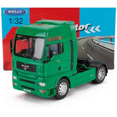 WELLY MAN TG 510 TRACTOR TRUCK 2-ASSI 2012 - GREEN 1/32