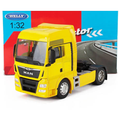 WELLY MAN TGX 18.440 XXL TRACTOR TRUCK 2-ASSI 2012 - YELLOW 1/32