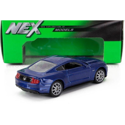 WELLY FORD USA MUSTANG GT COUPE 2015 - BLUE 1/64