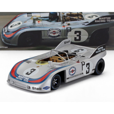 WERK83 PORSCHE 908/03 N 3 WINNER 1000km NURBURGRING 1971 LEFORD LARROUSSE - SILVER 1/18