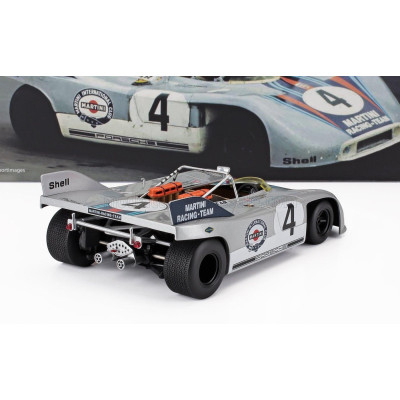 WERK83 PORSCHE 908/3 SPIDER TEAM MARTINI RACING N 4 3rd 1000km NURBURGRING 1971 HELMUT MARKO - GIJS VAN LENNEP - SILVER RED BLUE