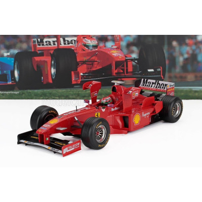 WERK83 FERRARI F1  F300 N 4 WITH TOWER WINGS 3rd IMOLA GP 1998 EDDIE ERVINE - RED WHITE 1/18