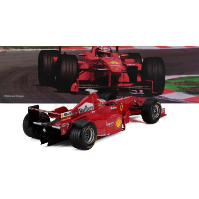 WERK83 FERRARI F1  F300 N 3 POLE POSITION AND WINNER MONZA ITALY GP 1998 MICHAEL SCHUMACHER - RED WHITE 1/18