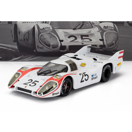 WERK83 PORSCHE 917LH 4.5L TEAM PORSCHE SYSTEM ENGENEERING N 25 POLE POSITION 24h LE MANS 1970 VIC ELFORD - KURT AHRENS - WHITE R