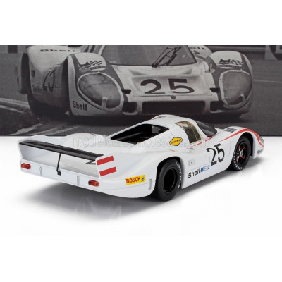 WERK83 PORSCHE 917LH 4.5L TEAM PORSCHE SYSTEM ENGENEERING N 25 POLE POSITION 24h LE MANS 1970 VIC ELFORD - KURT AHRENS - WHITE R