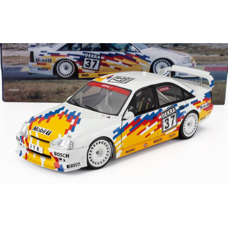 WERK83 OPEL OMEGA 3000 EVO 500 TEAM IRMSCHER N 37 DTM SEASON 1991 VOLKER STRYCEK - WHITE YELLOW 1/18