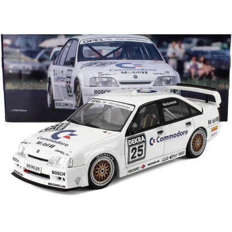 WERK83 OPEL OMEGA 3000 EVO 500 TEAM EGGENBERGER MOTORENBAU N 25 SEASON DTM 1991 KLAUS NIEDZWIEDZ - WHITE 1/18