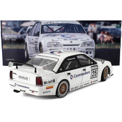 WERK83 OPEL OMEGA 3000 EVO 500 TEAM EGGENBERGER MOTORENBAU N 25 SEASON DTM 1991 KLAUS NIEDZWIEDZ - WHITE 1/18