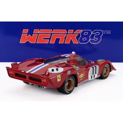 WERK83 FERRARI 512S 5.0L V12 LONG TAIL TEAM N.A.R.T.H. NORTH AMERICAN RACING N 11 4th 24h LE MANS 1970 RONNIE BUCKNUM - SAM POSE