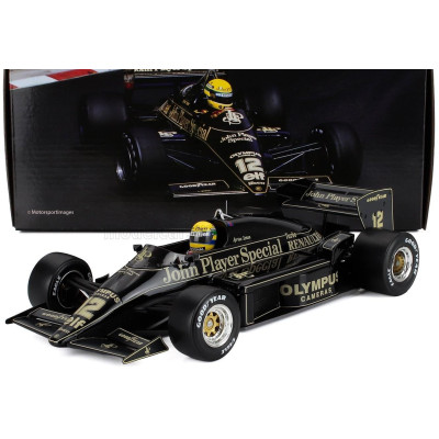 WERK83 LOTUS F1  97T RENAULT TURBO TEAM LOTUS JPS N 12 MONACO GP 1985 AYRTON SENNA - ENGINE DETAILS - DETTAGLIO MOTORE - BLACK G