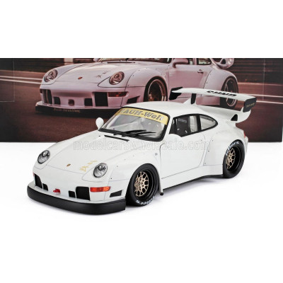WERK83 PORSCHE 911 993 RWB RAUH-WELT FURUSATO SIDNEY HOFFMANN COUPE 1995 - WHITE 1/18