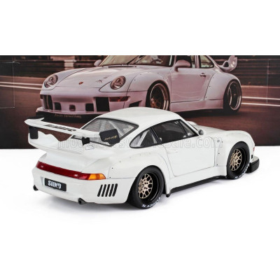 WERK83 PORSCHE 911 993 RWB RAUH-WELT FURUSATO SIDNEY HOFFMANN COUPE 1995 - WHITE 1/18