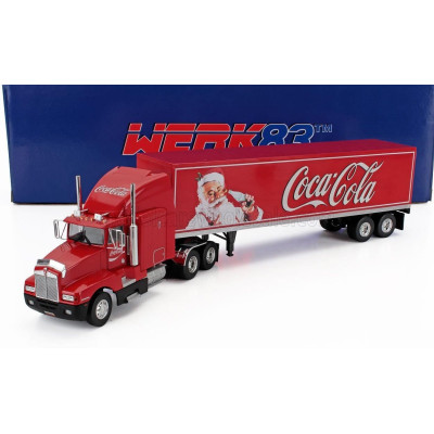 WERK83 KENWORTH T600 TRUCK CASSONATO COCA-COLA 1986 - RED 1/43
