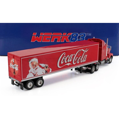 WERK83 KENWORTH T600 TRUCK CASSONATO COCA-COLA 1986 - RED 1/43