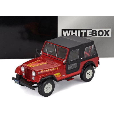 WHITEBOX JEEP CJ-7 RENEGADE 1980 - RED BLACK 1/24