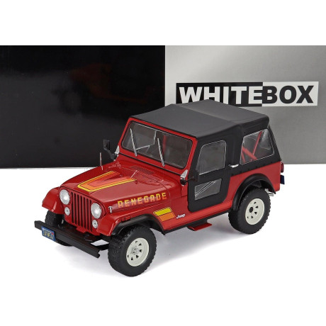 WHITEBOX JEEP CJ-7 RENEGADE 1980 - RED BLACK 1/24