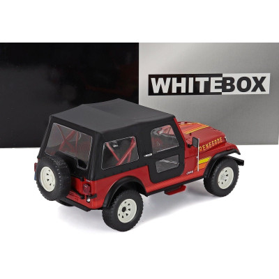 WHITEBOX JEEP CJ-7 RENEGADE 1980 - RED BLACK 1/24