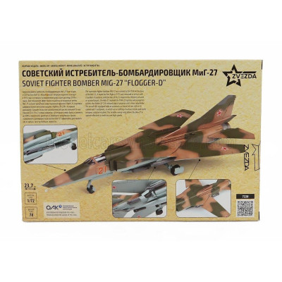 ZVEZDA MIKOYAN-GUREVICH MIG-27 FLOGGER-D AIRPLANE MILITARY 1971 1/72