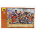 ZVEZDA FIGURES BATTLE WAR - RUSSIAN ARTILLERY OF PETER I THE GREAT 1/72